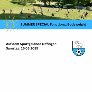 Functional Bodyweight SUMMER SPECIAL (Veranstalter SV Uiffingen)
